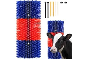 GROOVIX Livestock Scratching Brushes, Full Massage Grooming Brush Suitable For, Goat, Cattle, Cow, Donkey, Pigs, Sheep, Horse