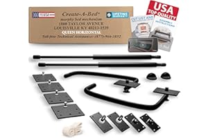 Create-A-Bed Queen Size Deluxe Murphy Bed Kit, Horizontal