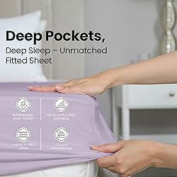 Utopia Bedding King Fitted Sheet - Bottom Sheet