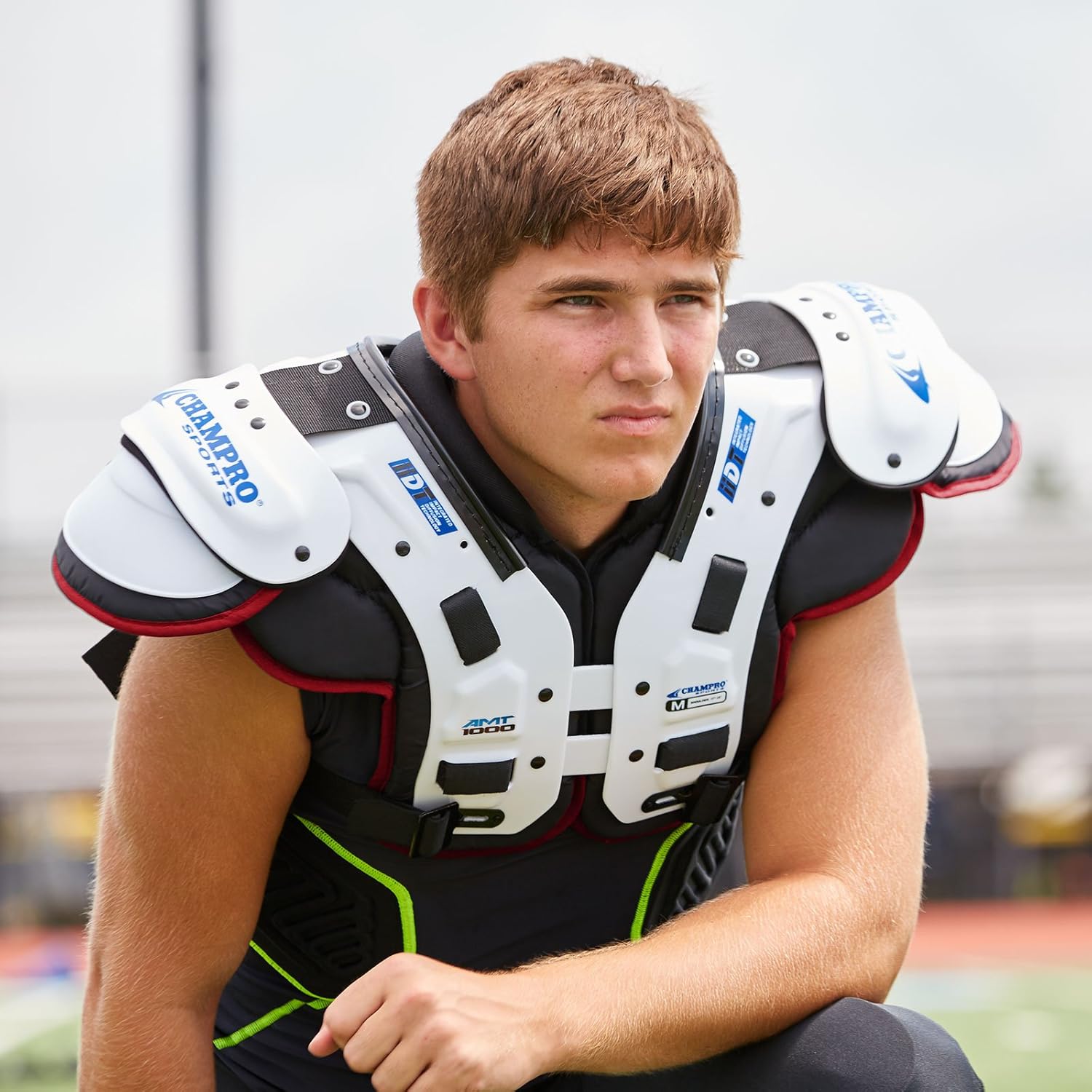 CHAMPRO AMT-1000 Varsity Football Shoulder Pad : Sports & Outdoors