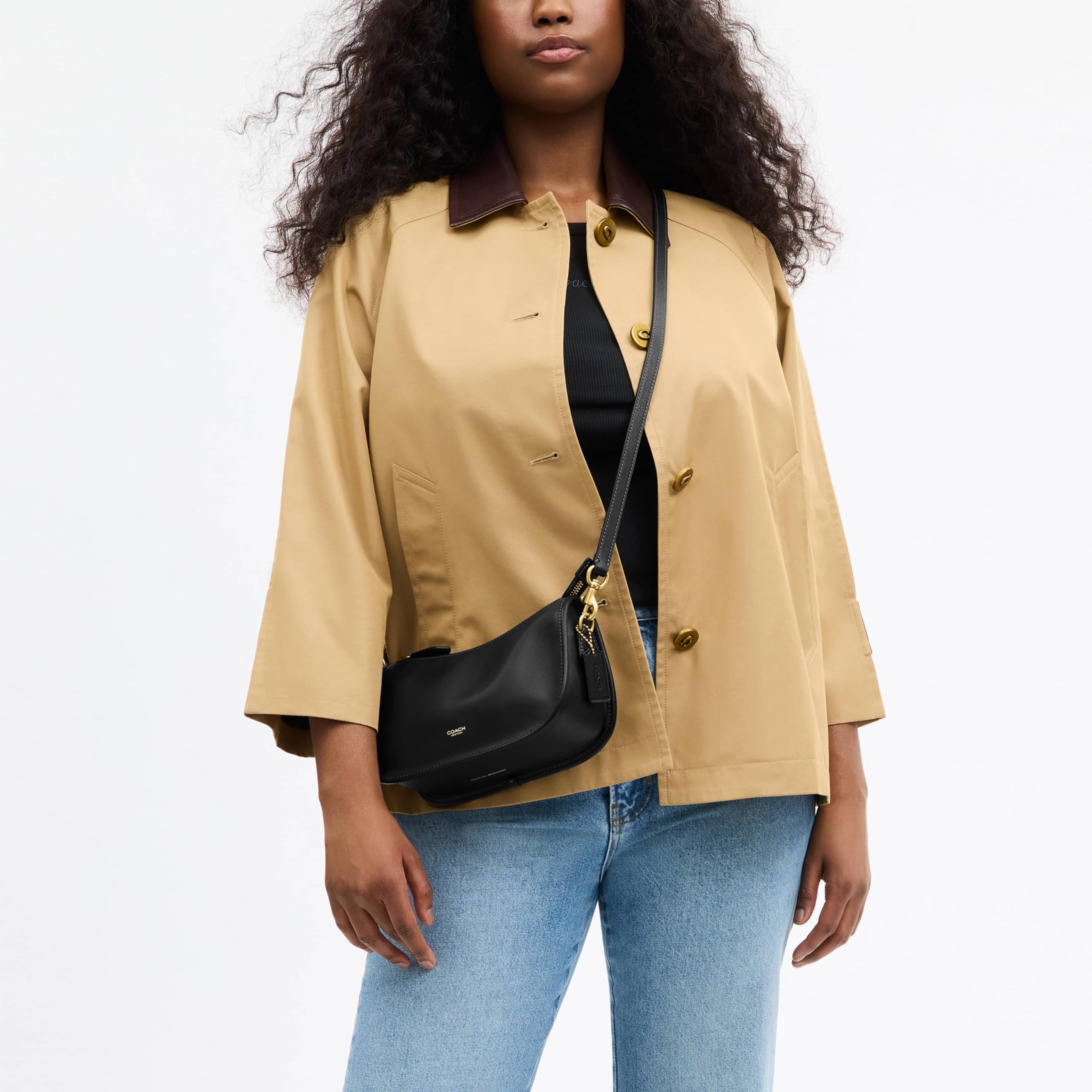 Coach Women's Natural Grain Leather Waverly Bag