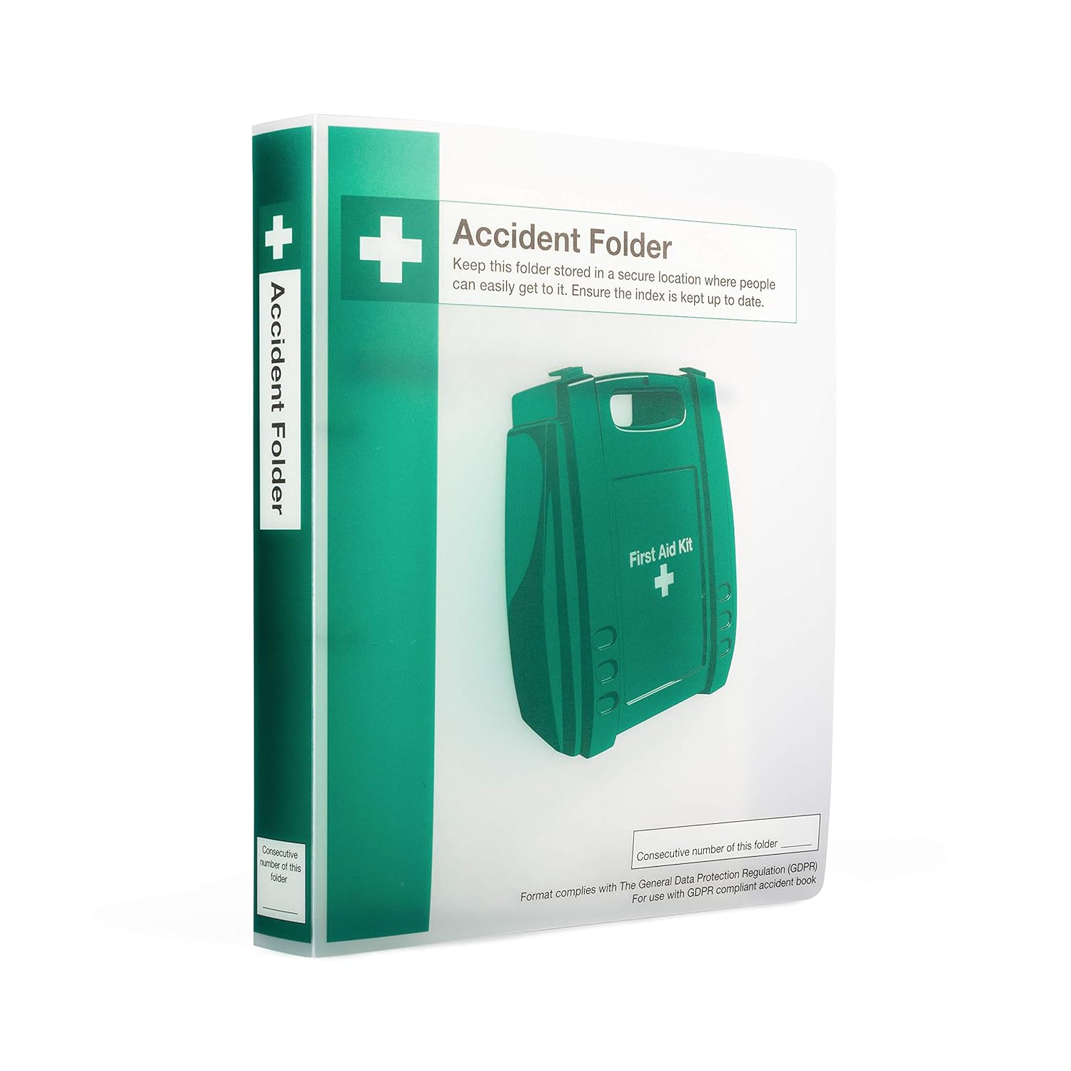 Safety First Aid Group Q3210 Accident Book Record Storage