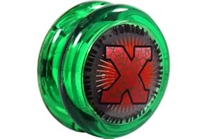 Yomega Power Brain XP yoyo - Professional yoyo with a Smart Switch which enables Players to Choose Between Auto-Return and Manual Styles of Play. + Extra 2 Strings & 3 Month Warranty (Green)