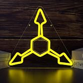 Murder Uzi Neon Sign For Wall Decor Dimmable USB Powered Absolute Solver Neon Light for Gaming Room Man Cave Decor Ideal Monder LED Light for Fans(13.2 * 11.5inch)