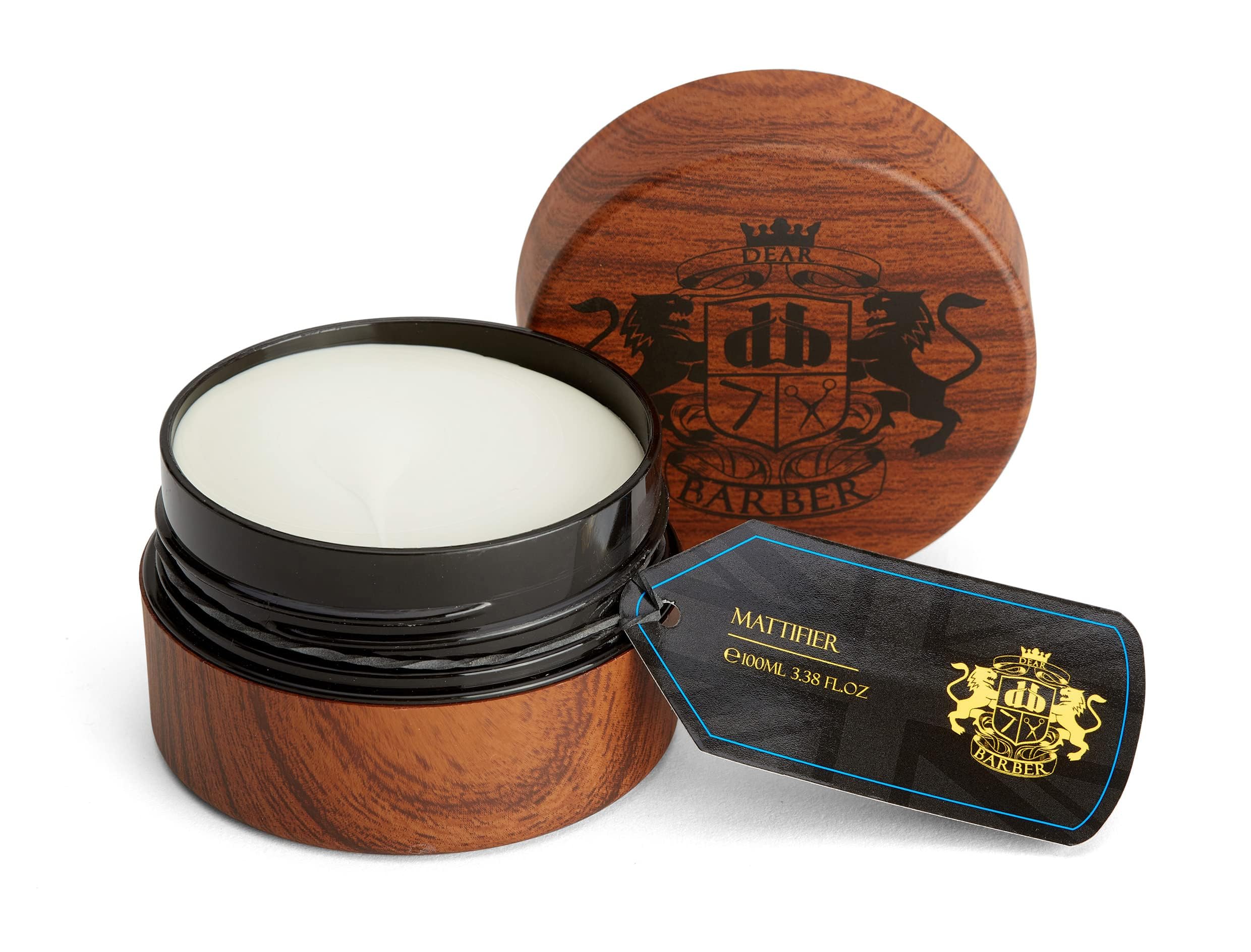 Dear Barber MATTIFIER HAIR CLAY WAX FOR MEN – Strong & Flexible Hold, Matte Finish, Adds Texture & Volume, Thickening Styling Clay, 100ml