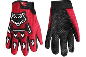 JAGASOL Kids Dirt Bike Gloves, Kids & Youth Power Sports Riding Gloves for Motorcycle, BMX, Mountain Bike, ATV, Full Finger Children Gloves for Outdoor Sports Cycling Camping Fishing