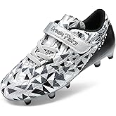 DREAM PAIRS Boys Girls Soccer Cleats Kids Football Shoes for Little/Big Kid