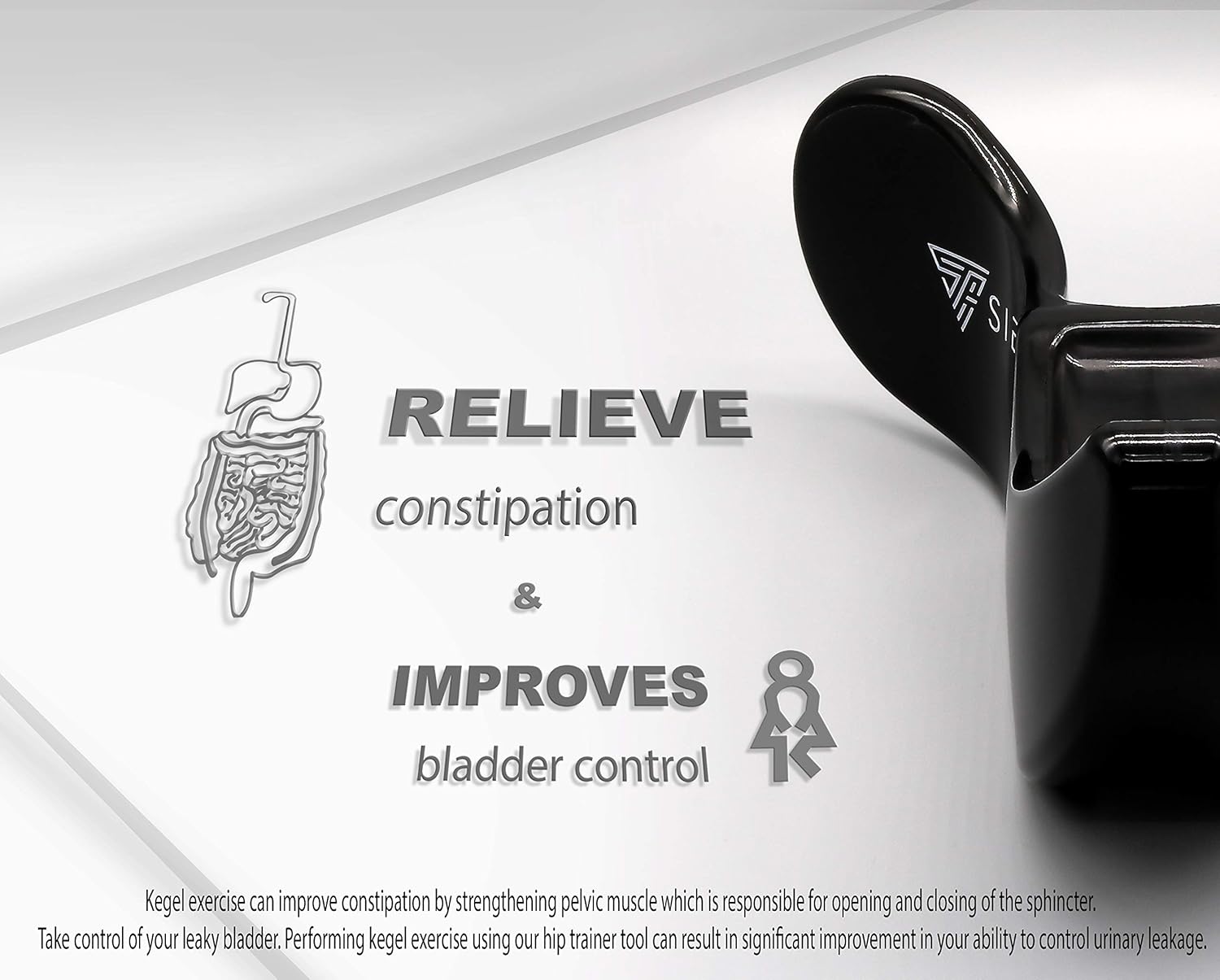 SierAthlete 3 in 1 Hip Trainer, Kegel Exercise Products, Butt Enhancer, Pelvic Floor Strengthening Device Women, Bladder Control, Butt Enhancer and Inner Thigh Exercise Equipment for Women: Sports & Outdoors