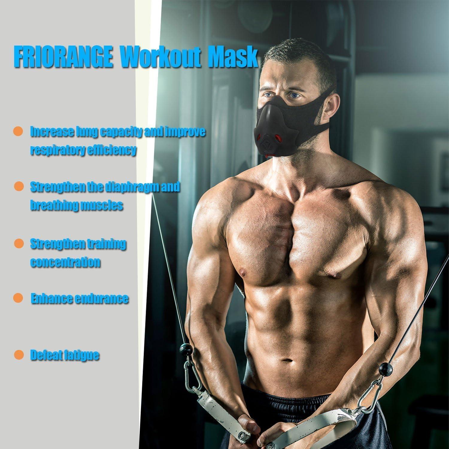 Sport Workout Training Mask Hypoxic Breathing Resistance Mask ...