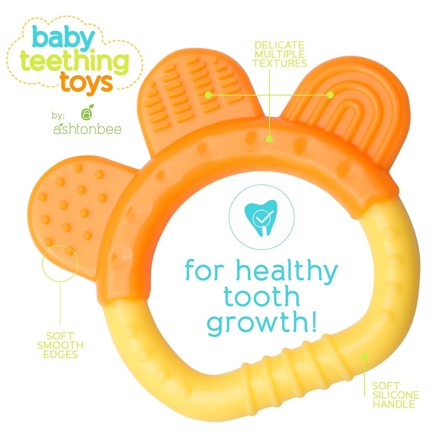 Nuby Wacky Teething Ring Teether medmind.co.uk