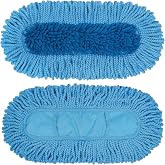 2 Pack Dust Mop Replacement Head for Floor Duster Compatible with O-Cedar Hardwood Floor 'N Baseboard Dust Mop