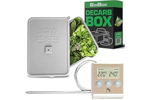 Decarboxylator Box, Silicone Baking Pan to Decarb & Infuse into Butter, Oils, & Tinctures, Kit for Magical Decarboxylation & 