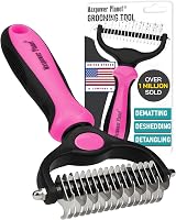 Maxpower Planet Double Sided Grooming Brush Pink for Cats Dogs