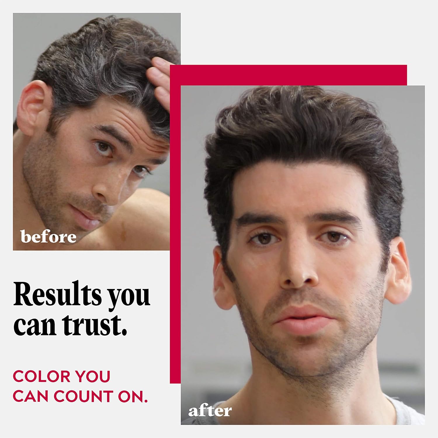 Just for Men Easy Comb-In Color (Formerly Autostop), Gray Hair Coloring for Men with Comb Applicator - Sandy Blond, A-10 - Pack of 3 (Packaging May Vary) : Beauty
