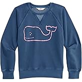 vineyard vines girls Girls' Raglan Crewneck Sweatshirt