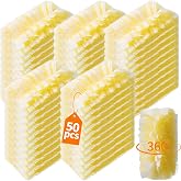 50 Pcs 360&deg; Heavy Duty Duster Refills Compatible with Swiffer,Unscented | Larger Size-Extra Thick,DUST-BUSTING STRIPS​ to PICK UP more dust,for electronics, furniture, blinds, ceiling fans, Unscented