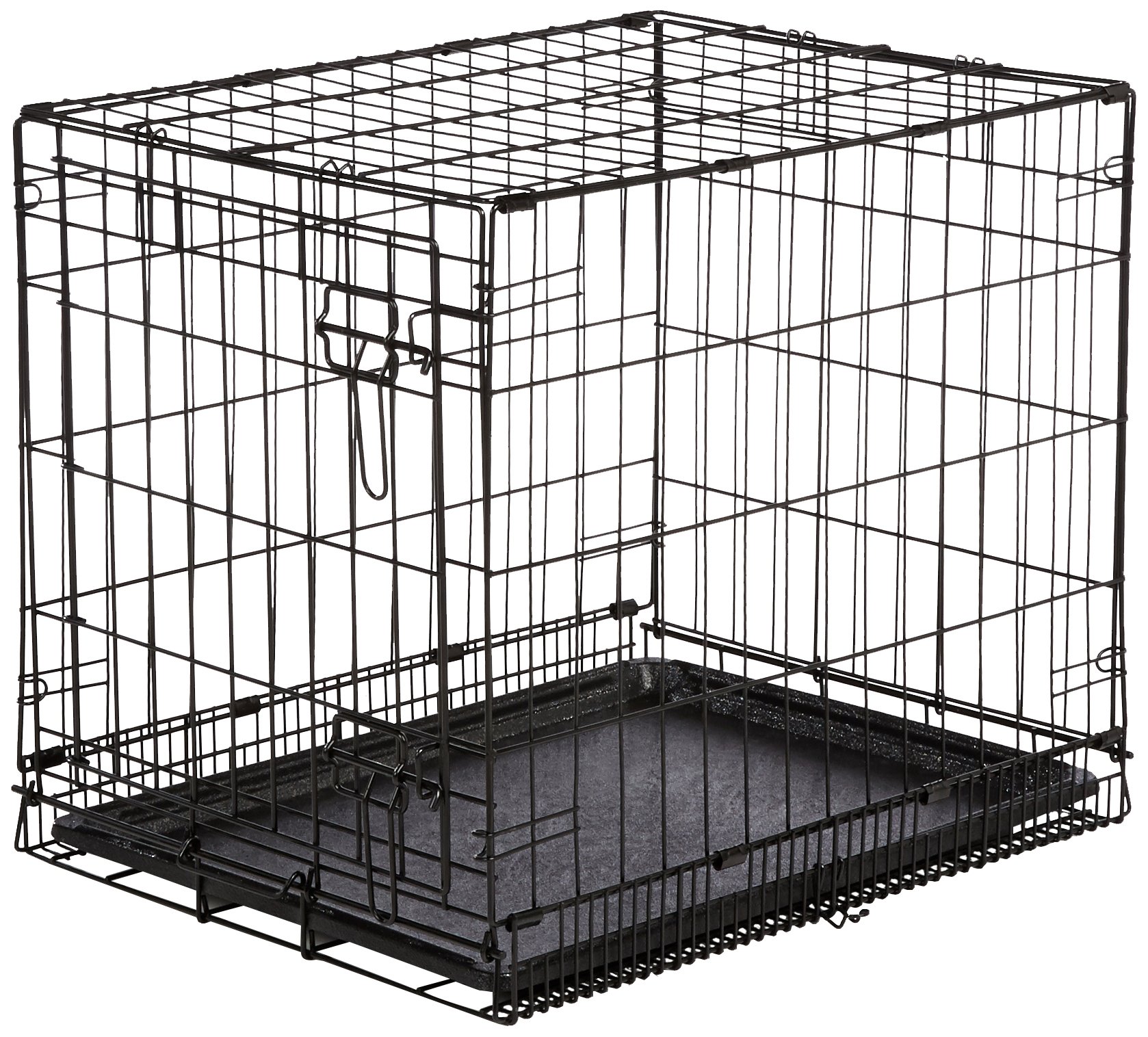AmazonBasics Single Door & Double Door Folding Metal Dog Crate