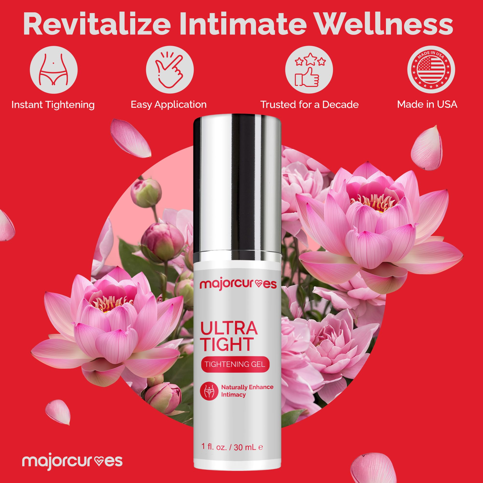 Ultra Vaginal Tightening Gel - Instant Tightener, China Shrink Cream Alternative for Women, New Enhanced Formula with Witch Hazel and Organic Aloe Vera