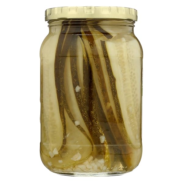 365 BY WHOLE FOODS MARKET, ORGANIC FRESH KOSHER SANDWICH PICKLE SLICES, 16 FL OZ