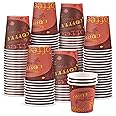 200-Pack 3 oz Disposable Espresso Cups – Sturdy Paper Coffee Cups for Hot Drinks | Compact and Durable for Coffee, Tea, and More | Perfect for Home, Office, Events, or On-the-Go Use, Stylish Design