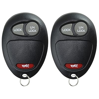 KeylessOption Keyless Entry Remote Car Key Fob for Chevy Colorado GMC Canyon Hummer H3 L2C0007T (Pack of 2)