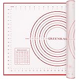 Large Silicone Pastry Mat Extra Thick Non Stick Baking Mat with Measurement Fondant Mat, Counter Mat, Dough Rolling Mat…