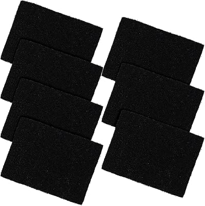 Ezebesta Activated Carbon Filters for Food Waste Bin 7 Pack 9.5x7cm Fits J&J