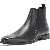 BOSS mens Theon Leather Chelsea Boot