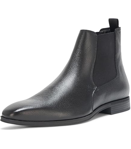 Amazon.com | HUGO Suede Side Zip Chelsea Boot, stone taupe, 7