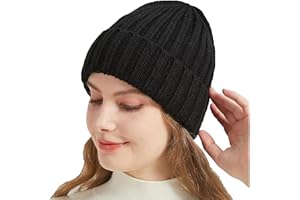 NPQQUAN Thick Warm Winter Hats for Women Knit Beanie Hat Skull Cap Beanies for Men Women