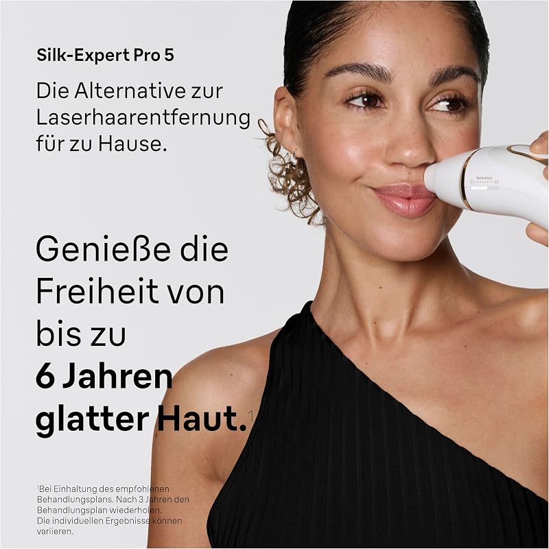 IPL Geräte Haarentfernung Silk·expert Pro 5, PL5442, Weiß/Gold