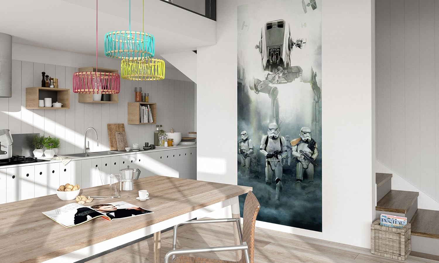 Komar 001-DVD1 Star Wars Imperial Forces Wallpaper, Assorted Colours, 100 x 250 cm
