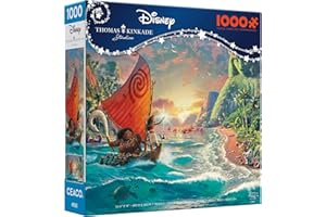 Ceaco - Thomas Kinkade Disney Dreams - Moana - 1000 Piece Jigsaw Puzzle