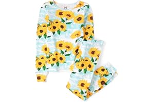 The Children's Place Girls' Long Sleeve Top and Pants Pajama Sets