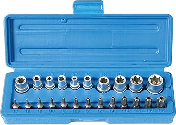 Laser 3081 - Juego de puntas y llaves Torx (23 piezas): Amazon.es: Coche y moto