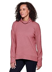 RBX Women's Lightweight Sweater Relaxed Mock Neck