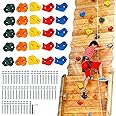 VEVOR 25 Rock Climbing Holds for Kids and Adults, Multi-Colored Climbing Rock Wall Grips for Indoor and Outdoor Playground Play Set