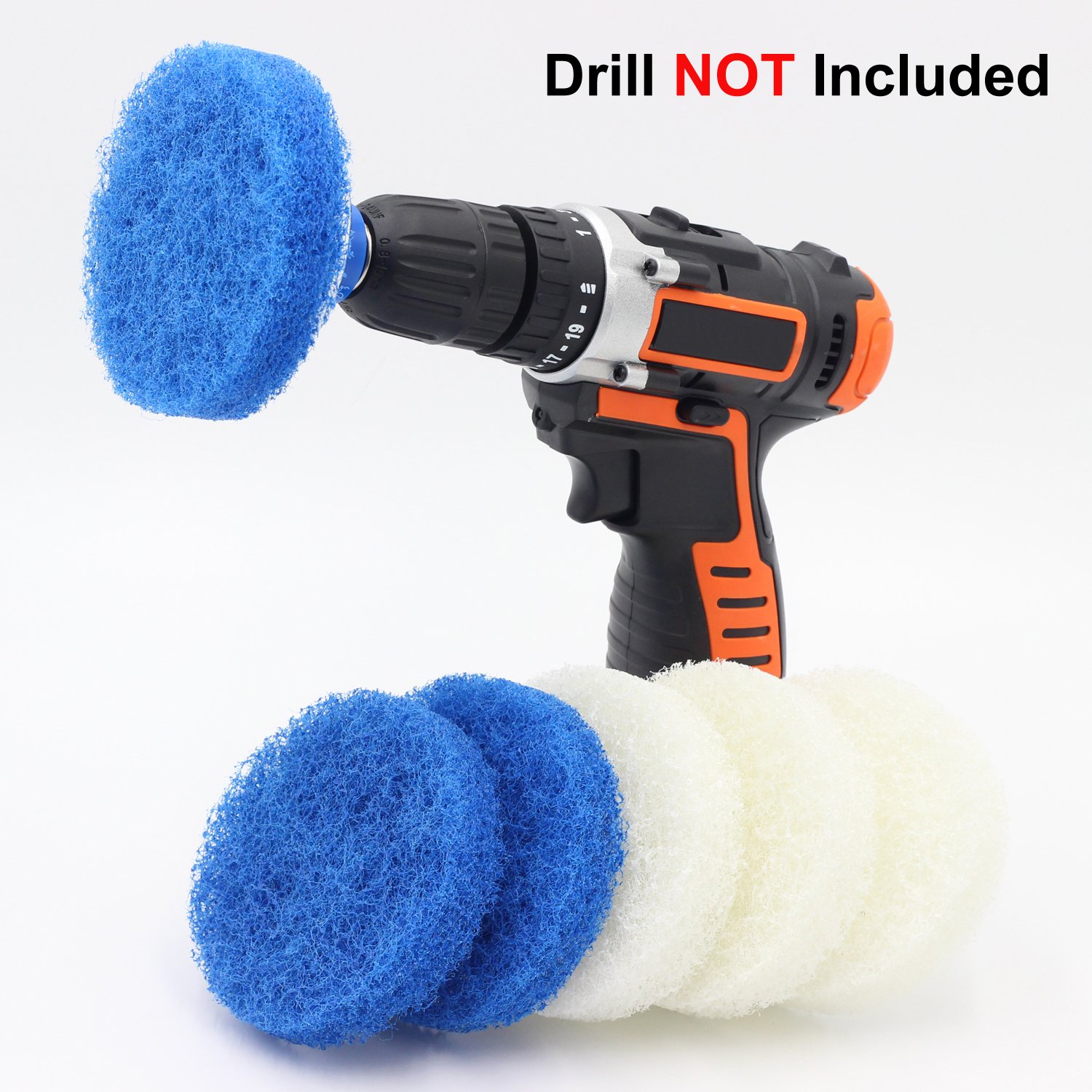 Drill Brush Attachment Set By Beast Brush Spin Power