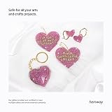 Hemway Holographic Pink Glitter Shaker 130g Fine Glitter 1/64" Flake view 5