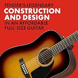 Fender CD-60 Dreadnought V3 DS Acoustic Guitar Walnut Fretboard Sunburst view 3