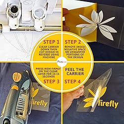 Firefly Craft - 3D Blue Heat Transfer Vinyl Sheets