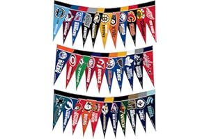 Rico Industries NHL Hockey Complete 4" x 9" Felt Mini Pennant League Set (Includes ALL Teams)