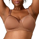 Playtex Women's Wireless Balconette Bra, Full-Coverage Bras for Women, Support, Moisture Wicking (Plus