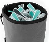 Hangerworld Grey Pegs Bag & 48 Plastic Soft Grip Clothes Pegs Hanging Pegs view 3