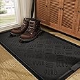 tchdio Rubber Boot Tray, Non Slip Shoe Tray for Entryway, Multipurpose Boot Mat Tray, Durable Entryway Mud Mat Tray for Front Door, 16x27.5 Inches