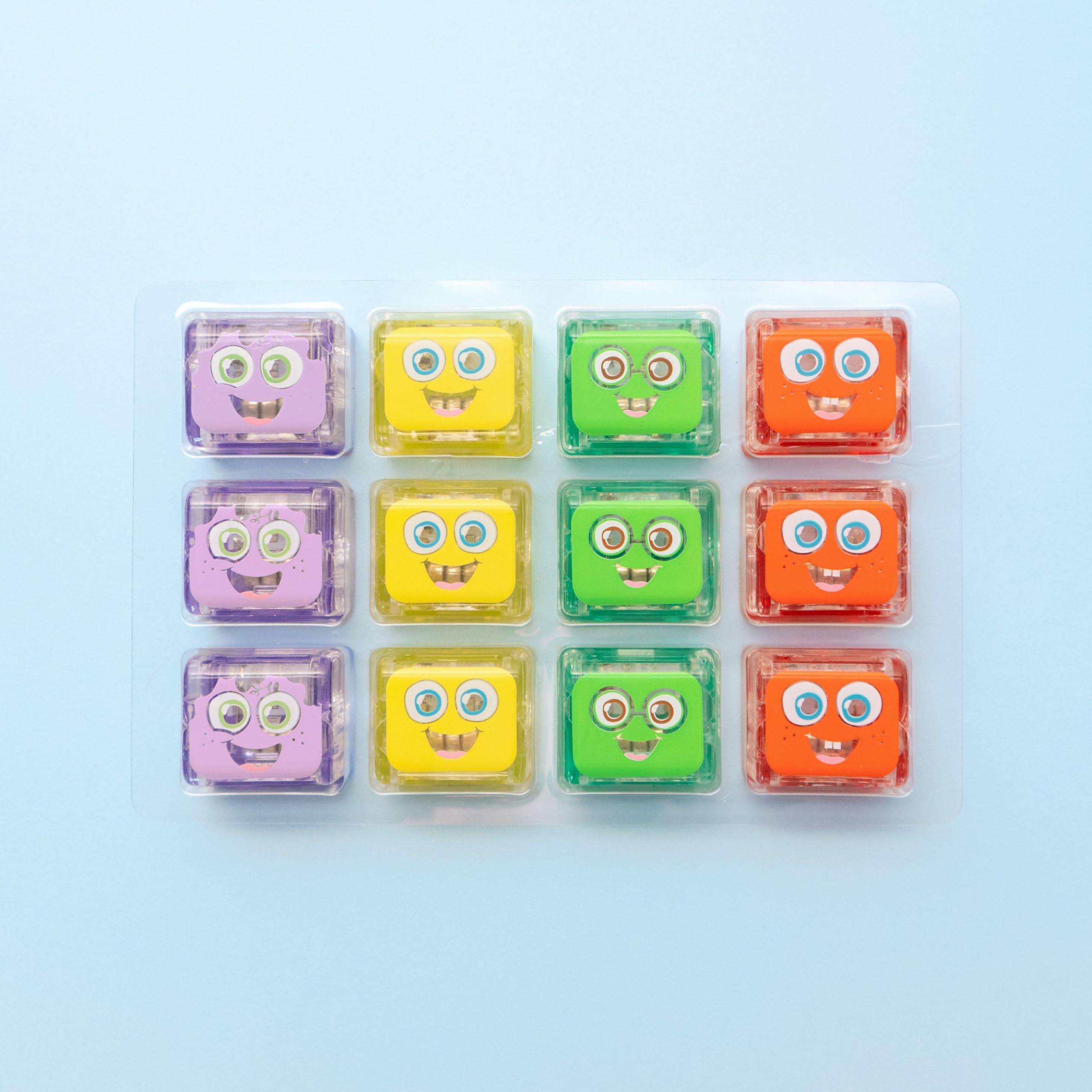 Glo Pals Water-Activated Light-Up Cubes for Sensory Play – 12 Pack