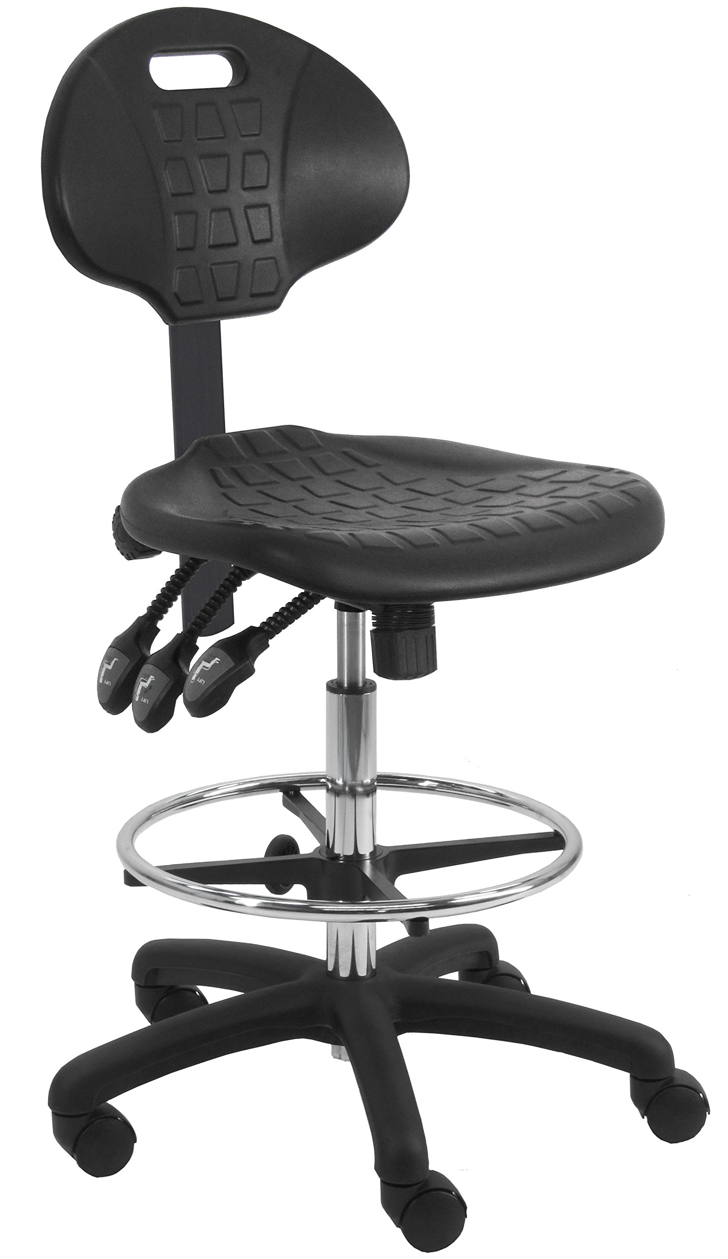 BenchPro Deluxe Chrome & Firm Polyurethane Foam