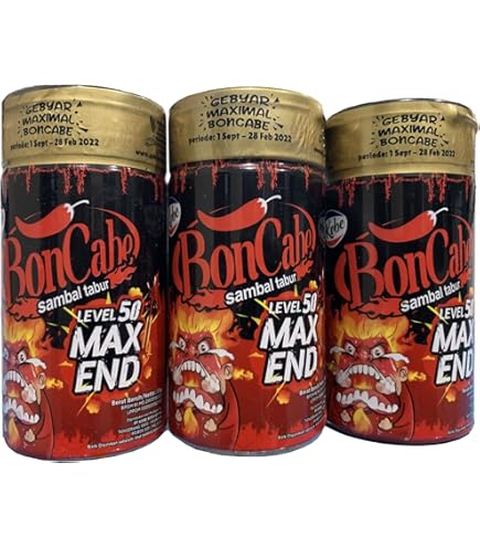 Amazon.com : Kobe Bon Cabe Sambal Tabur- Chilli Sprinkles Max End
