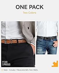 CHAOREN Mens Belts Leather 1 Pack