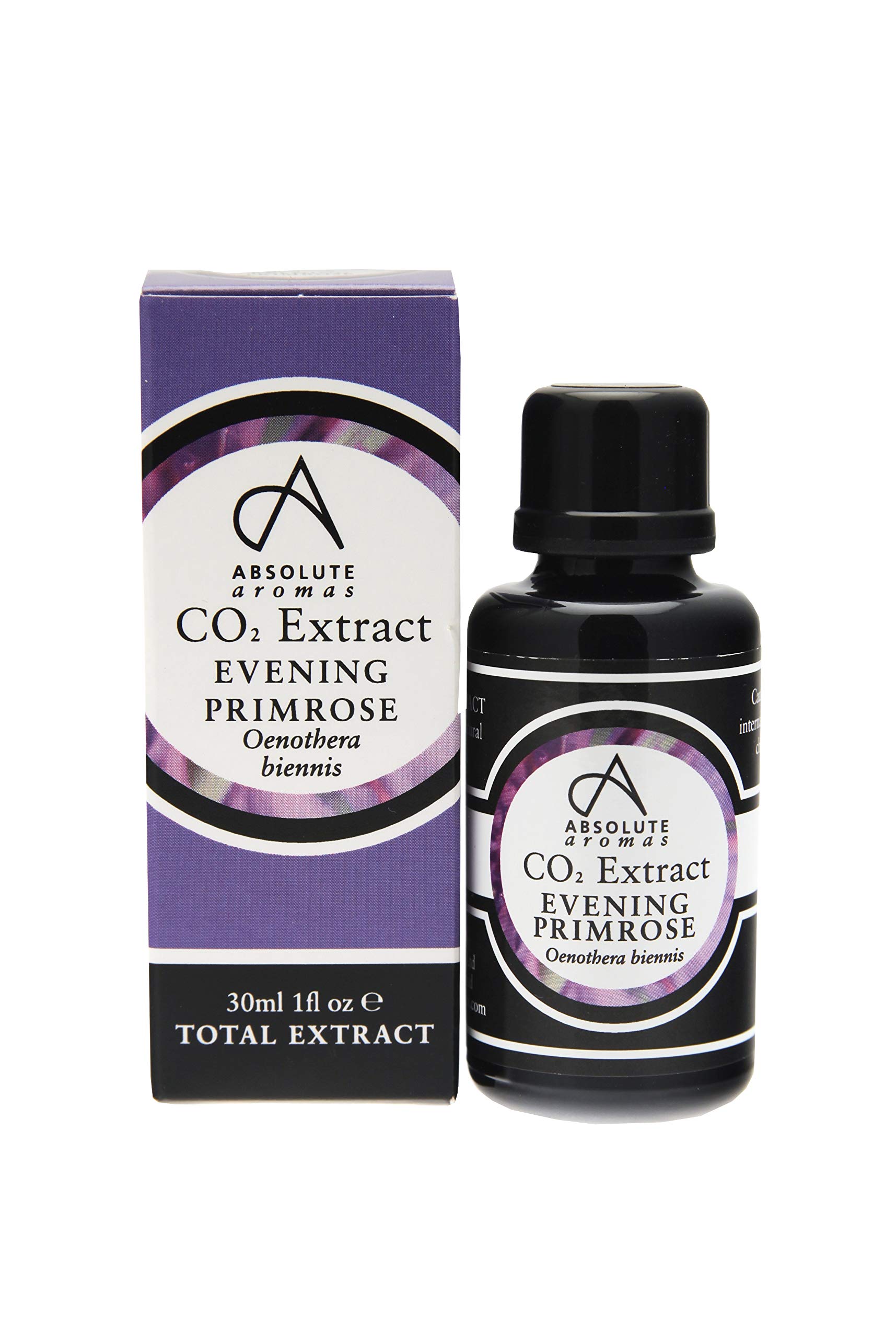 Absolute Aromas Evening Primrose co2 Total Extract Oil 30ml - Pure, Natural, Undiluted and Cruelty Free